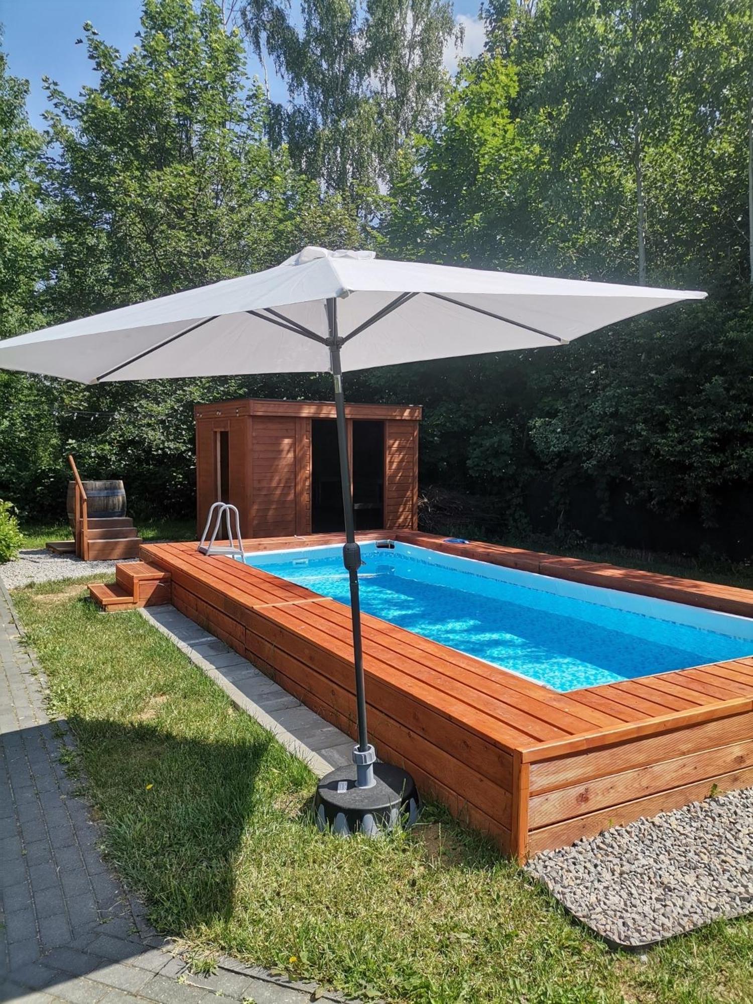 Dziki Zakatek Piskornia Dom Z Sauna Exterior foto